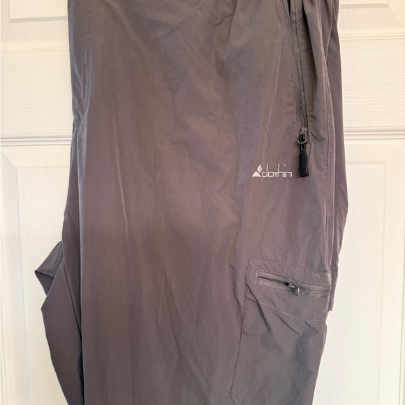 Grey Cargo Pants with Elastic Waistband - Picture 1 of 7